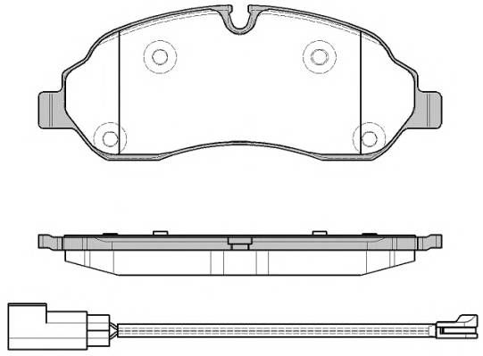 ROADHOUSE 2160202 Гальмiвнi колодки, к-кт.