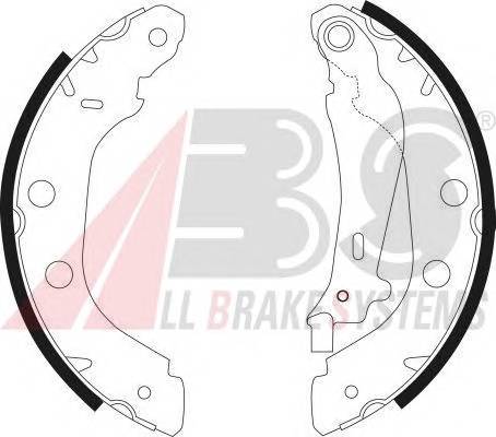 A.B.S. 9030 Комплект гальмівних колодок