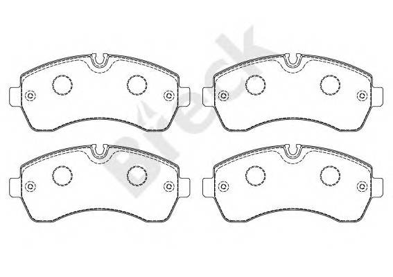 BRECK 29200 00 703 00 Комплект тормозных колодок,