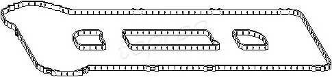 TOPRAN 302 272 Прокладка, кришка головки