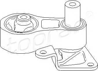 TOPRAN 302 762 Подвеска, ступенчатая коробка