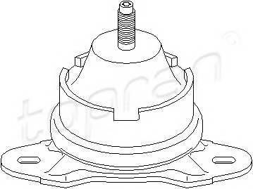 TOPRAN 720 380 Подвеска, двигатель