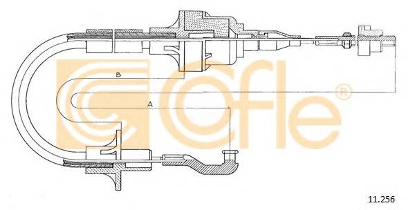 COFLE 11.256 Трос зчеплення