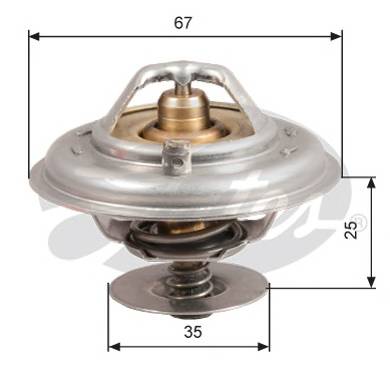 GATES TH14380G1 Термостат, охлаждающая жидкость