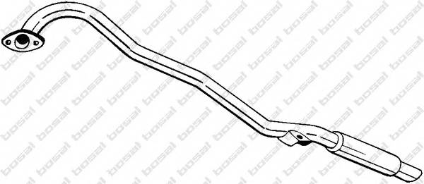 BOSAL 278-551 Глушник вихлопних газів