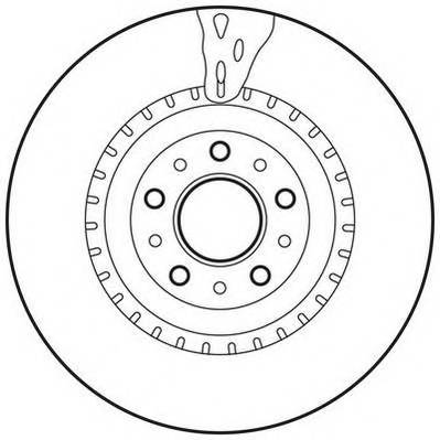 JURID 562760JC Гальмівний диск