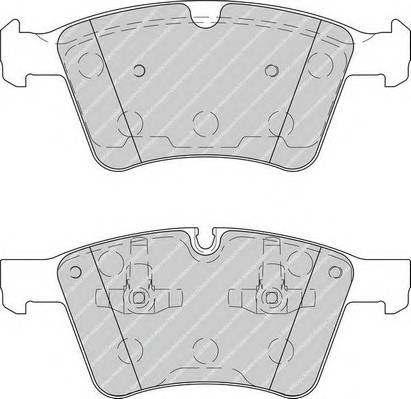 FERODO FDB4189 Комплект тормозных колодок,