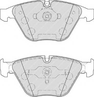 FERODO FDB4221 Комплект гальмівних колодок,