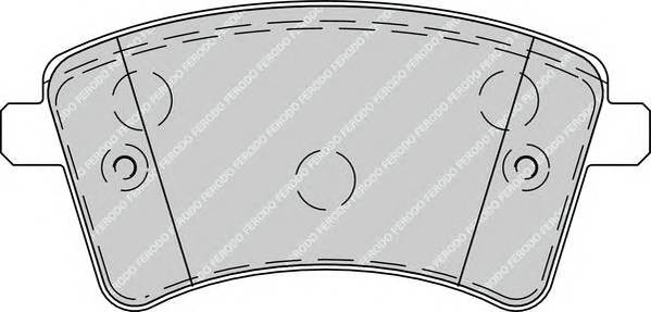 FERODO FDB4256 Комплект тормозных колодок,