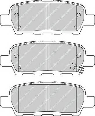 FERODO FDB4324 Комплект тормозных колодок,