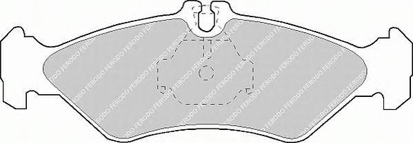 FERODO FVR1039 Комплект гальмівних колодок,