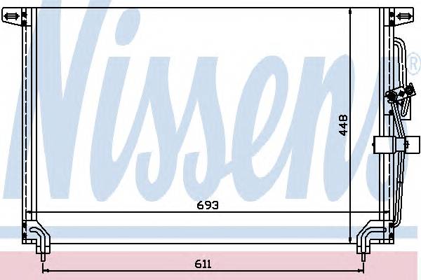 NISSENS 94232 Конденсатор, кондиціонер