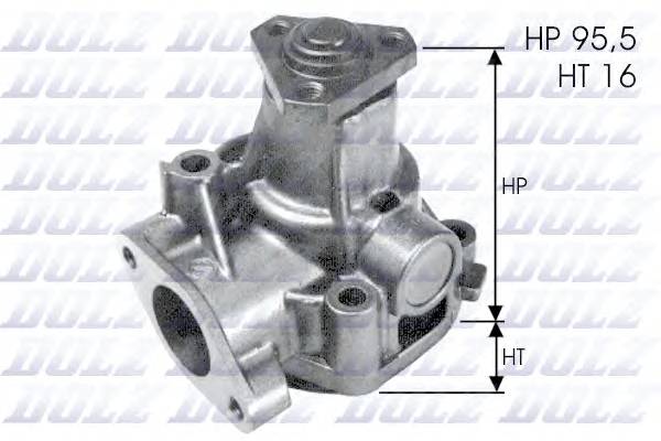 DOLZ L155 Водяний насос