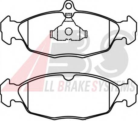 A.B.S. 36771 Комплект гальмівних колодок,