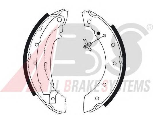 A.B.S. 8895 Комплект гальмівних колодок