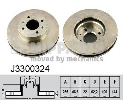 NIPPARTS J3300324 Гальмівний диск