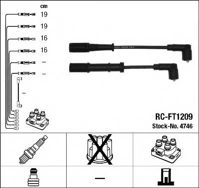 NGK 4746 Комплект проводов зажигания