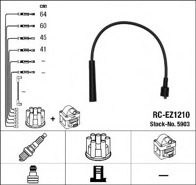 NGK 5903 Комплект проводов зажигания