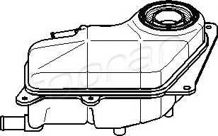 TOPRAN 107 519 Компенсационный бак, охлаждающая