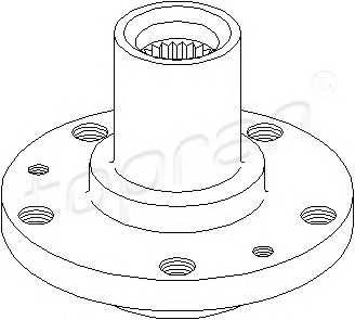 TOPRAN 720 473 Маточина колеса