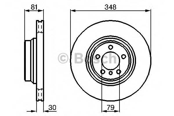 BOSCH 0 986 479 003 Тормозной диск