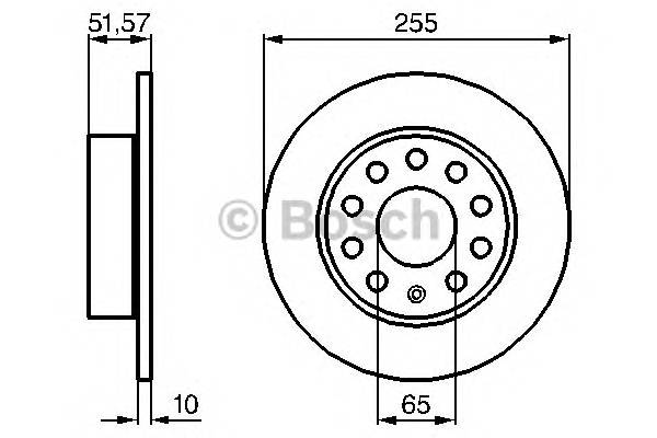 BOSCH 0 986 479 099 Тормозной диск