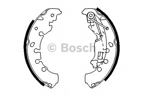 BOSCH 0 986 487 702 Комплект тормозных колодок