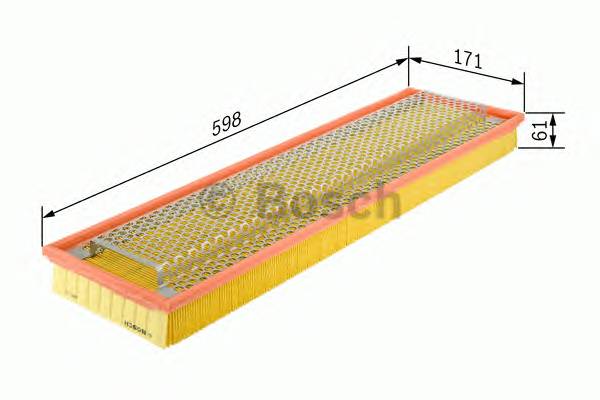 BOSCH 1 457 433 601 Воздушный фильтр