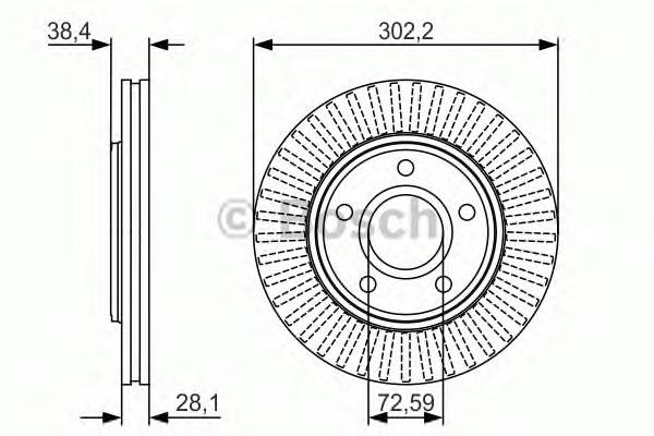 BOSCH 0 986 479 046 Тормозной диск