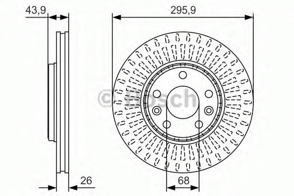 BOSCH 0986479S93 BOSCH Диск тормозной