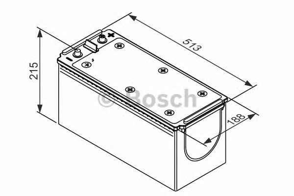 BOSCH 0 092 T30 540 Стартерная аккумуляторная батарея;