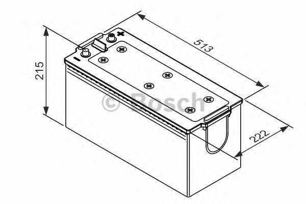 BOSCH 0 092 T30 550 Стартерна акумуляторна батарея;