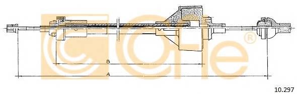 COFLE 10.297 Трос зчеплення