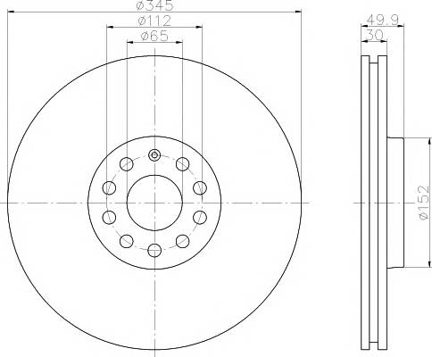 TEXTAR 92120603 Тормозной диск