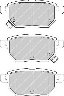 FERODO FDB4335 Комплект тормозных колодок,