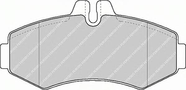 FERODO FVR1304 Комплект гальмівних колодок,