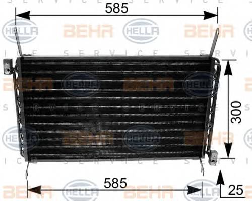 HELLA 8FC 351 035-671 Конденсатор, кондиционер