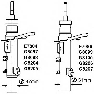 MONROE G8204 Амортизатор