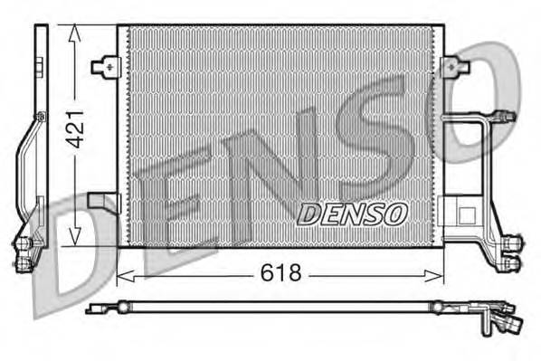 DENSO DCN02013 Конденсатор, кондиционер