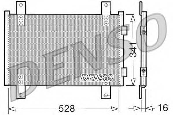 DENSO DCN07001 Конденсатор, кондиционер