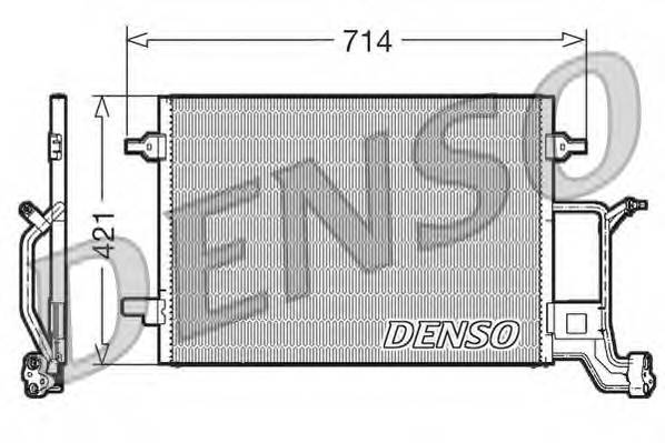 DENSO DCN32019 Конденсатор, кондиционер