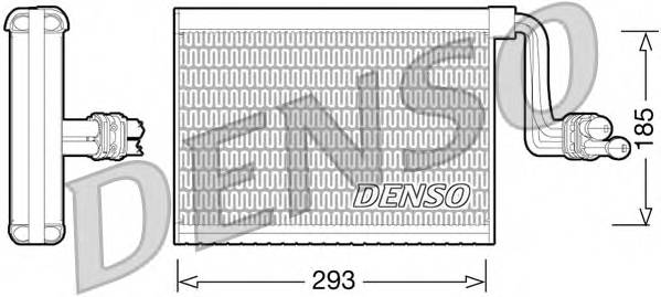 DENSO DEV05002 Испаритель, кондиционер