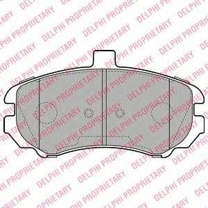 DELPHI LP2150 Комплект тормозных колодок,