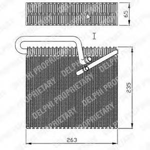 DELPHI TSP0525148 Испаритель, кондиционер