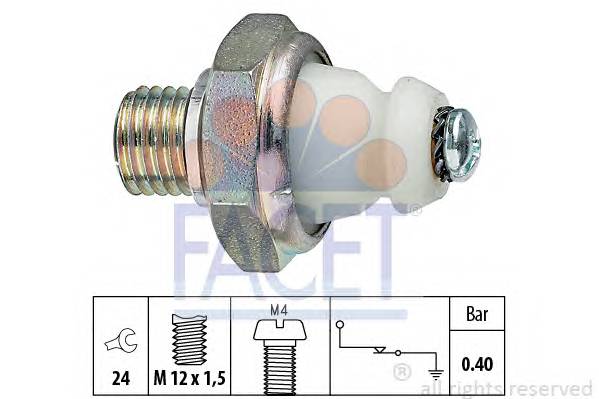 FACET 7.0098 Датчик давления масла