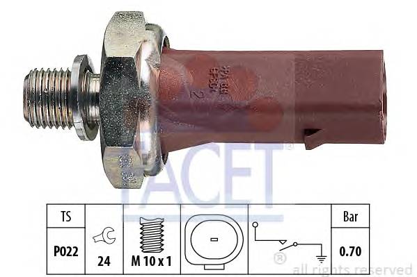 FACET 7.0132 Датчик давления масла