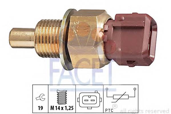 FACET 7.3321 Датчик, температура масла;