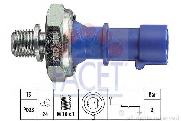 FACET 7.0163 Датчик давления масла