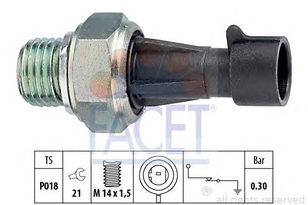 FACET 7.0096 Датчик давления масла