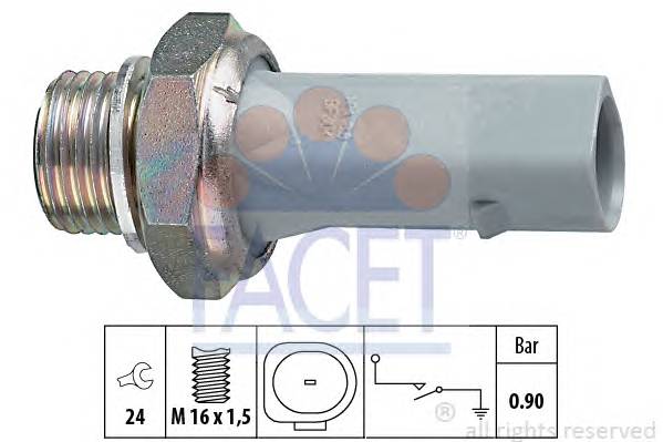 FACET 7.0150 Датчик давления масла